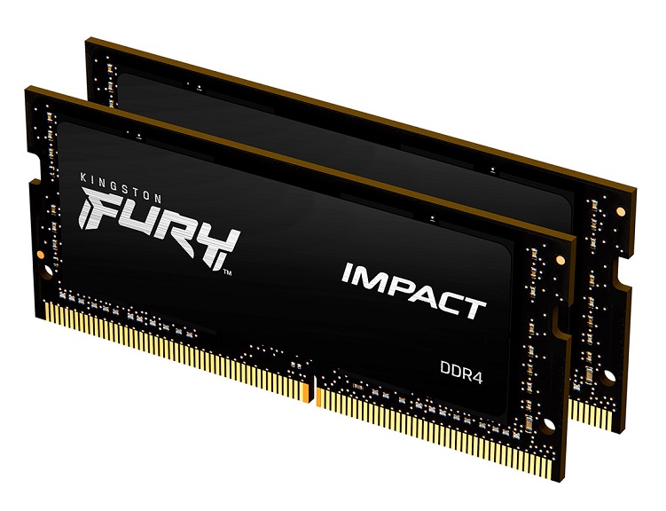 Memria RAM SO-DIMM Kingston Fury Impact 16GB (2x8GB) DDR4-2666MHz 1R CL15 1